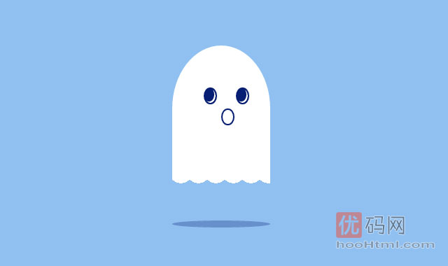 纯CSS3实现幽灵漂浮动画
