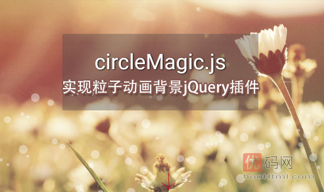 circleMagic.js 粒子动画背景插件